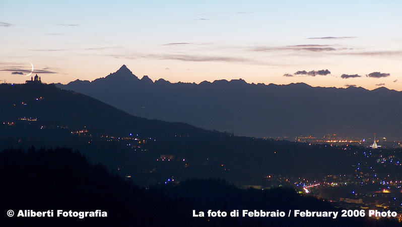 TORINO Mole Antonelliana, Basilica di Superga, Monviso