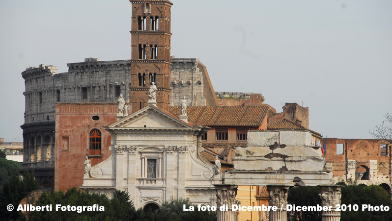 ROMA Foro Romano, Basilica di S. Francesca romana, Colosseo